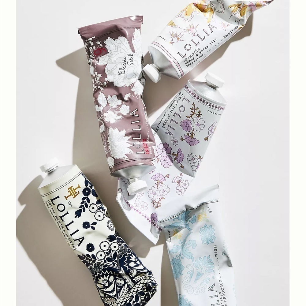 Anthropologie Lollia Shea Butter Hand Cream Canbage Rose & Citrus NWTB